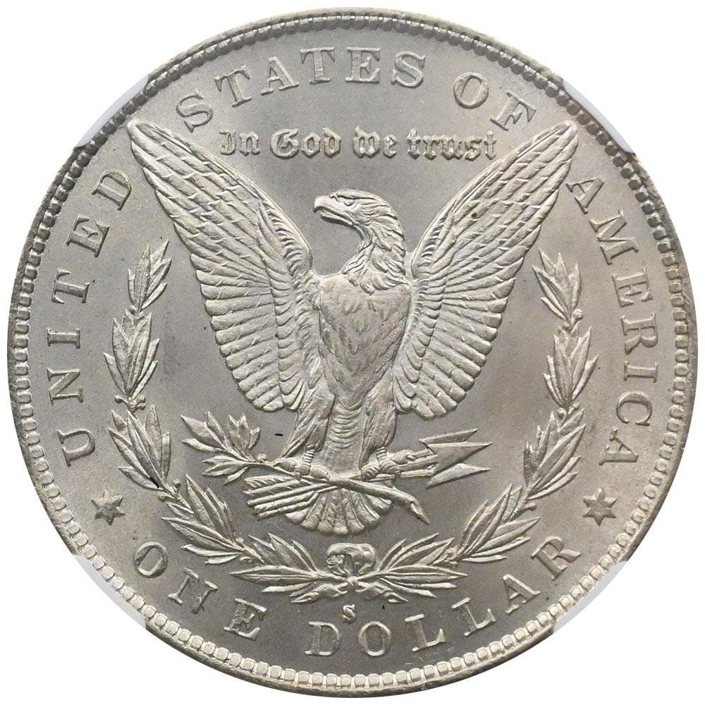 1879-S Morgan Dollar モルガンダラー銀貨 MS63 109