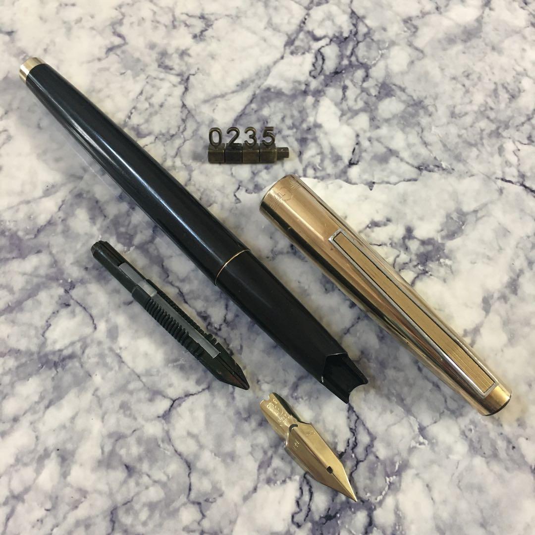 #0235 オーバーホール済 レア 万年筆 パイロット PILOT 14k