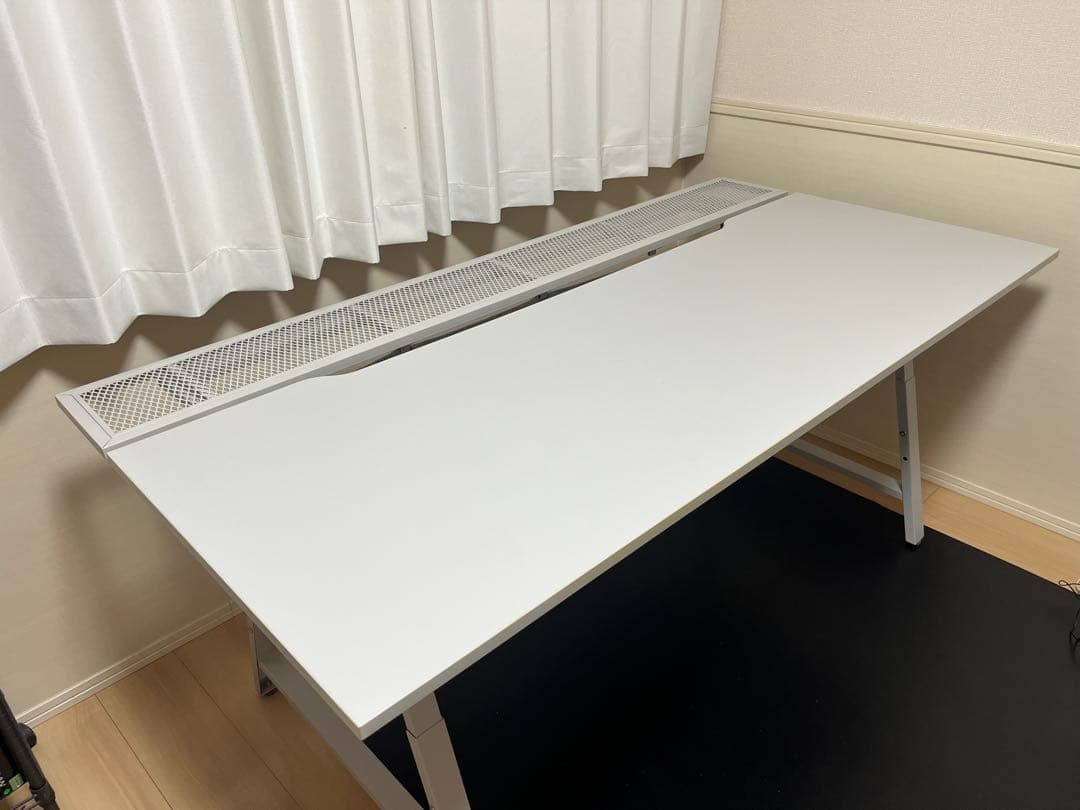 イケア IKEA ウースペラレ ゲーミングデスク グレー
