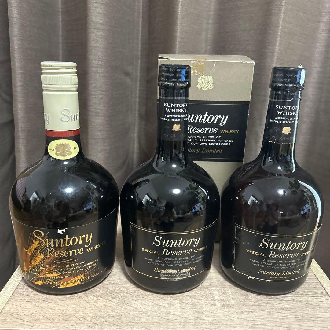 サントリースペシャルリザーブ　3本