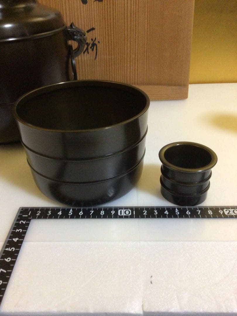 茶道具 唐銅皆具 共箱付き