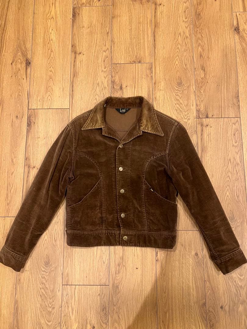 70s Lee ブラウン コーデュロイジャケット