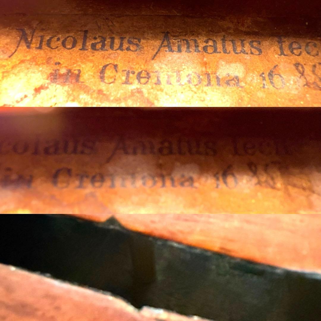 【希少】NICOLAUS AMATUS FECIT CREMONA 1685年