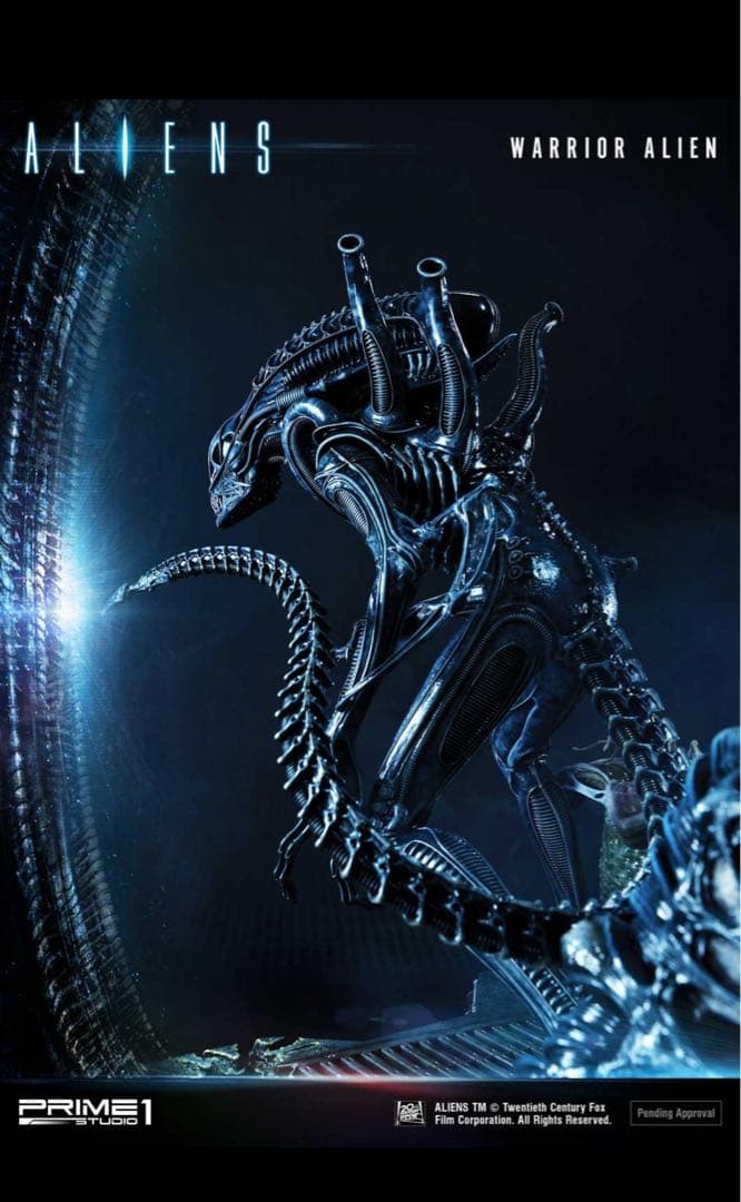 プライム1スタジオ　ウォーリアー　エイリアン　スタチュー