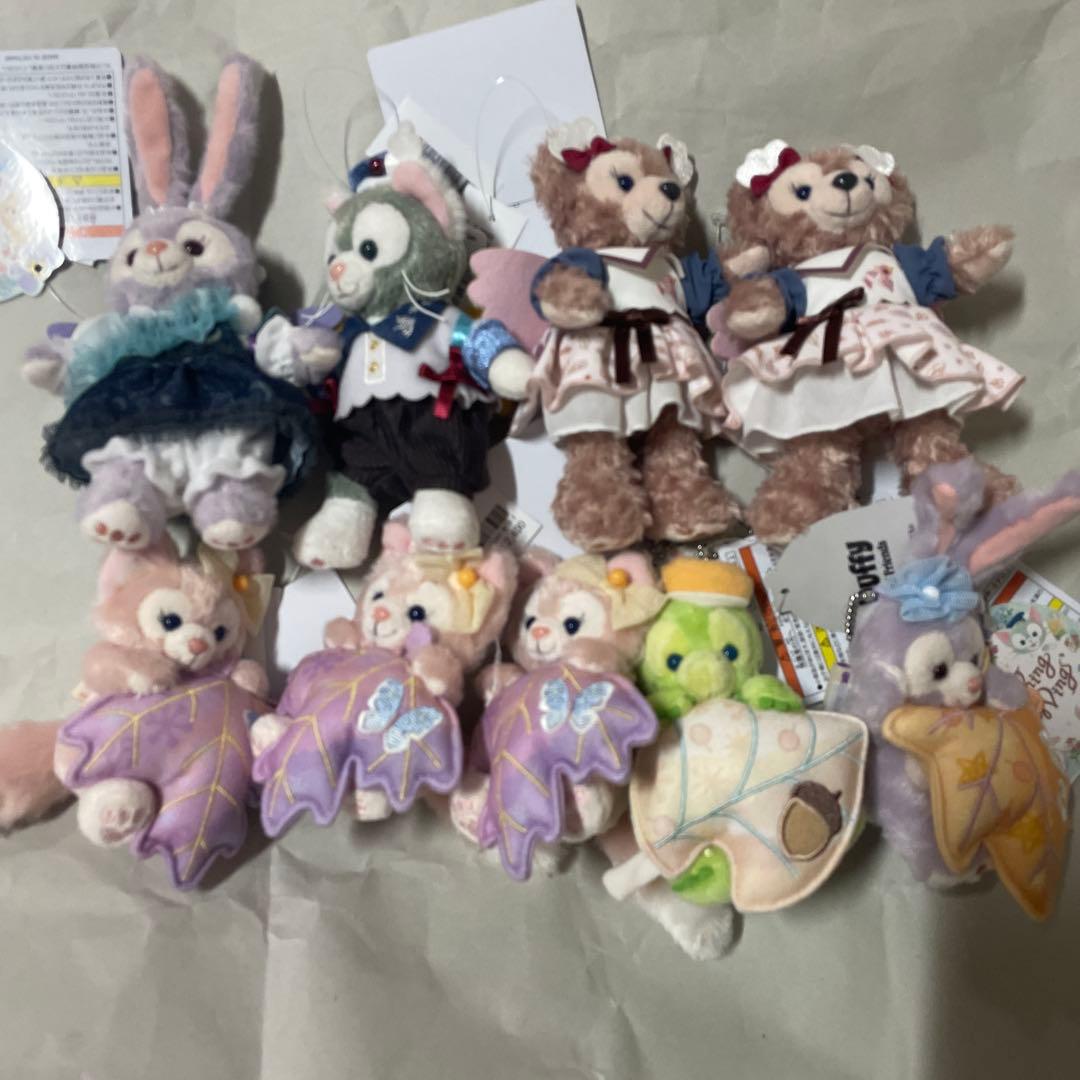 ディズニー　ウィッシングウィングス　ぬいぐるみバッジ　チャーム　セット