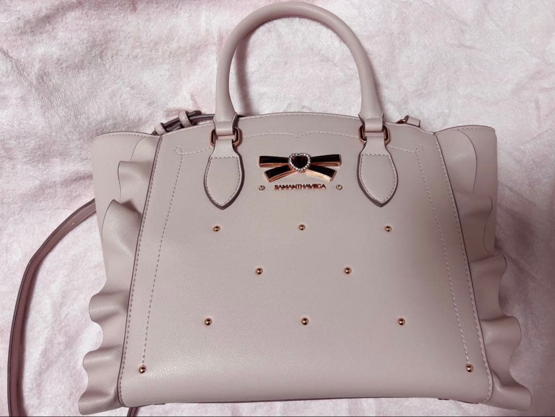 【人気☆SAMANTHA VEGA】フラッター ビジュー リボン スタッズ 小