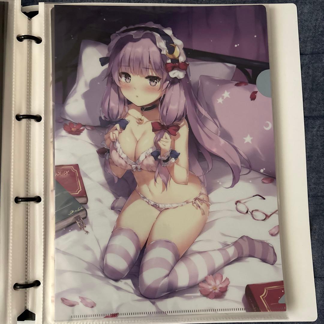 東方project パチュリ　水着　美少女　クリアファイル　VZ15