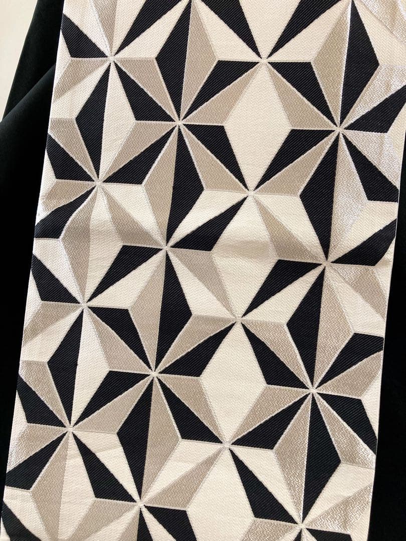 【専用ページ】　　正絹 振袖 フルセット 黒無地 モノトーン 漆黒M〜Lサイズ