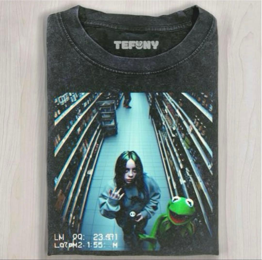 【新品M】 Tefuny / BILLIE EILISH T-SHIRT