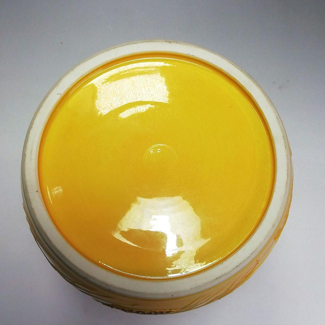 Ｓ５７０　水指　『黄交趾　荒磯』『叶松谷造』　共箱　茶道具