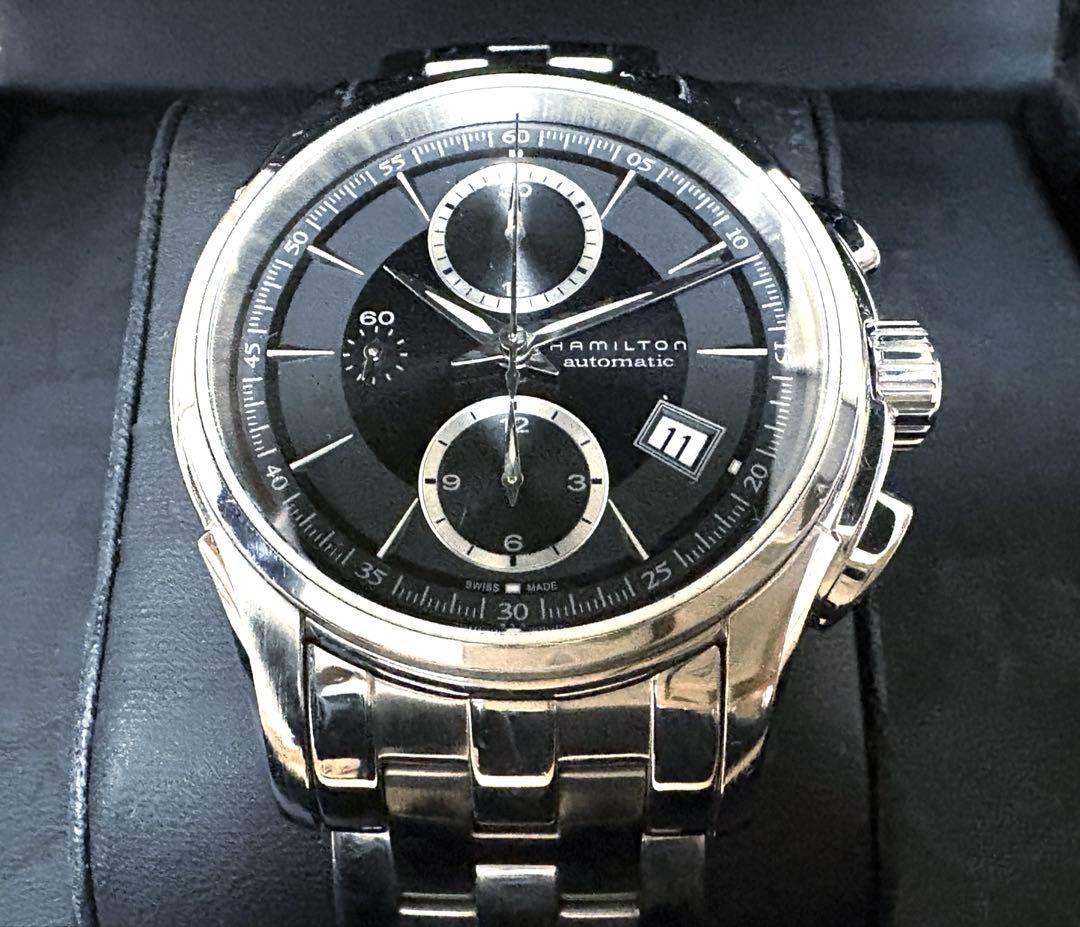 歳末セール中 ハミルトン HAMILTON ジャズマスタークロノグラフ 自動巻き