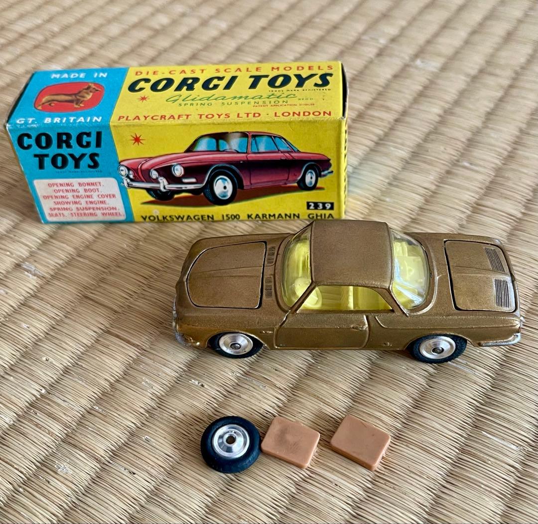 ミニカー Corgi Toys Volkswagen 1500 Karmann Ghia