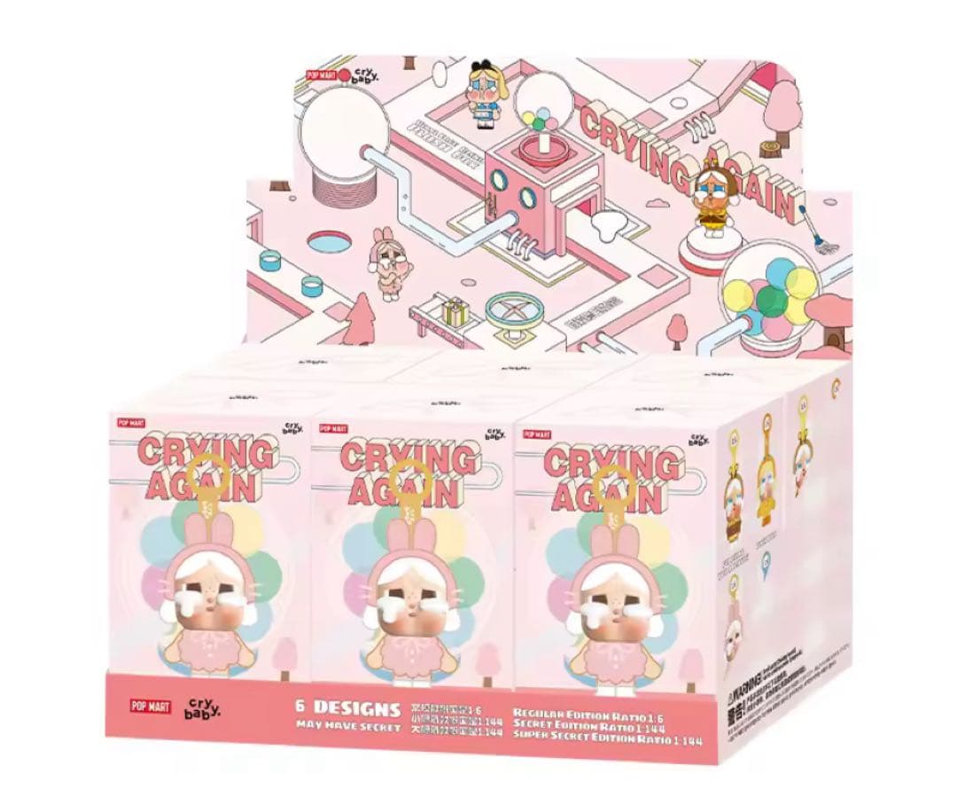 POP MART CRYBABY クライイングアゲイン　アソート