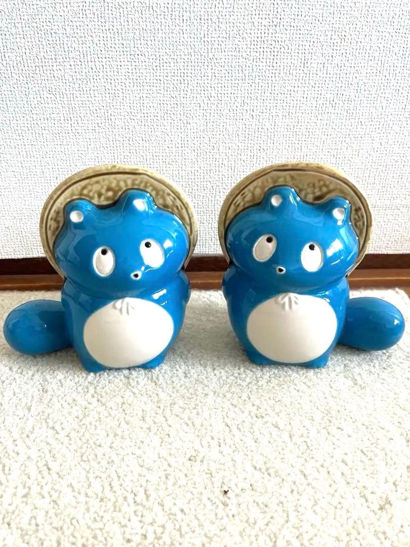 ぼんやり子だぬき　陶器　限定カラー