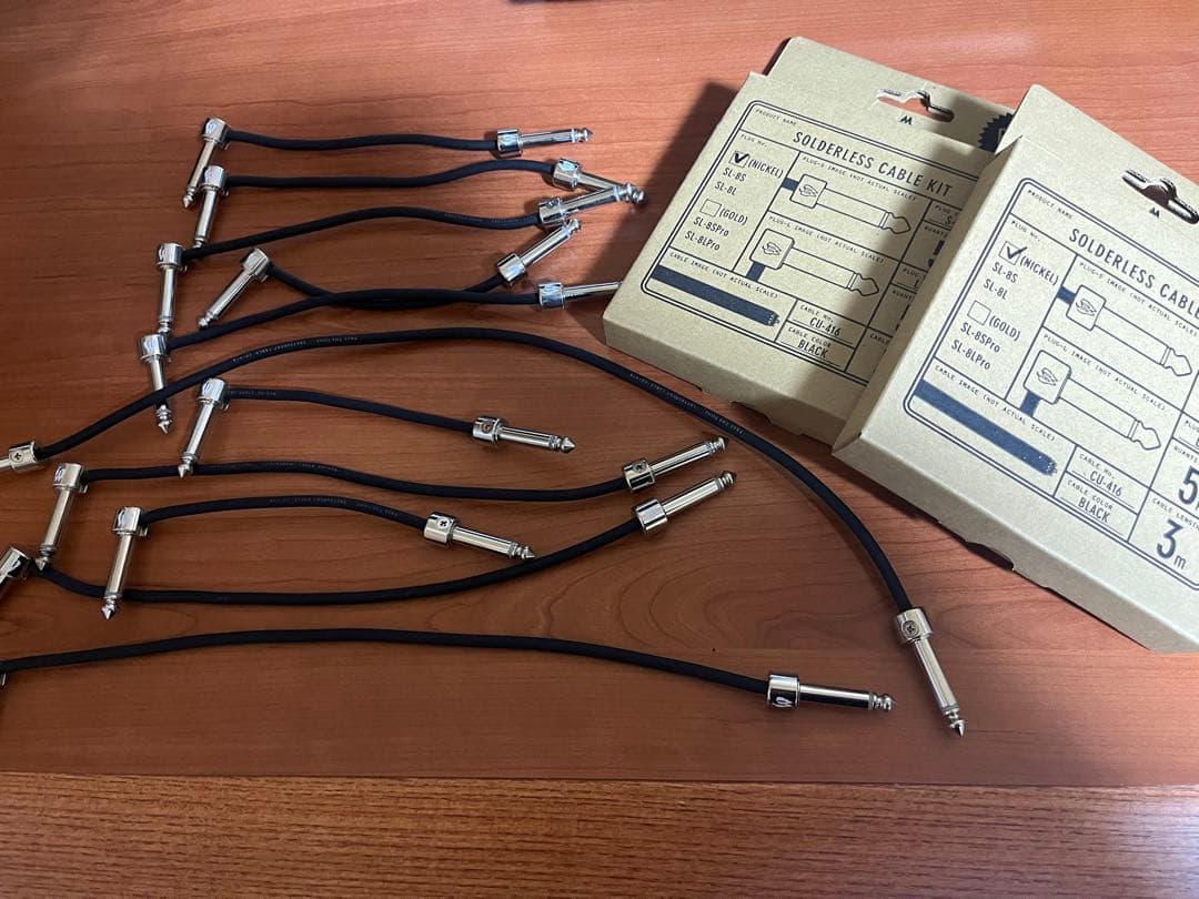 free the tone ソルダーレスケーブル 11本