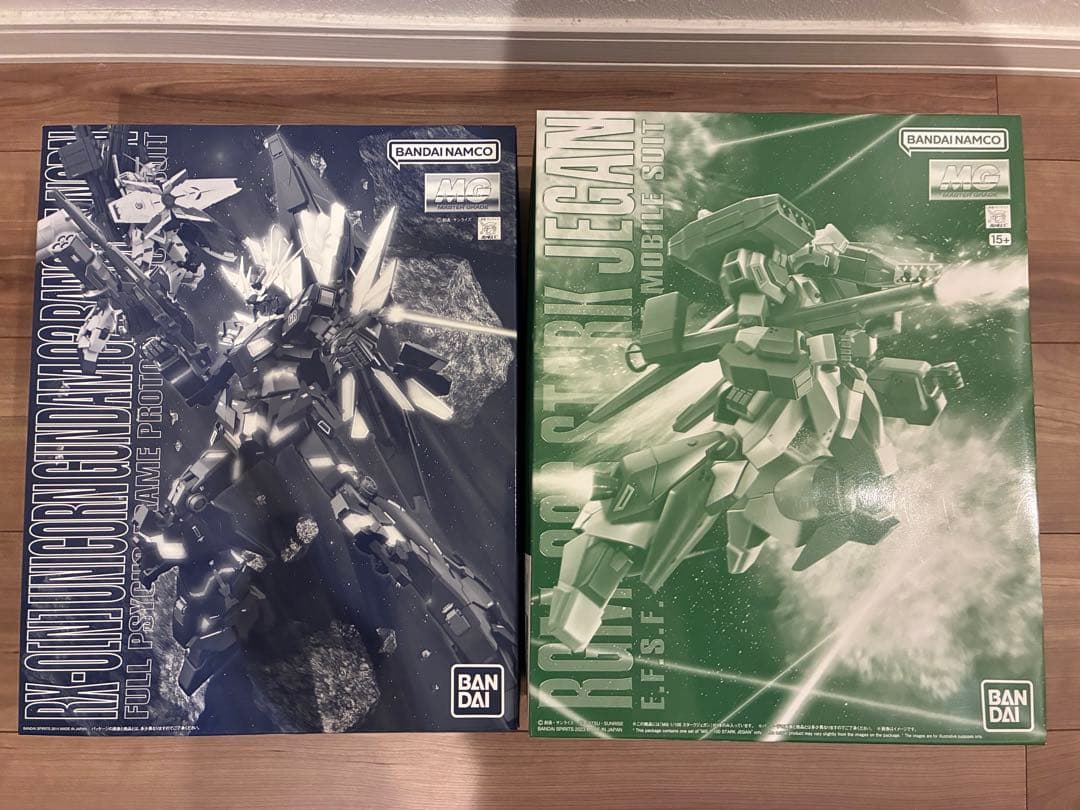MGバンシィ・ノルン & MGスターク・ジェガン ガンプラまとめ売りプレバン限定