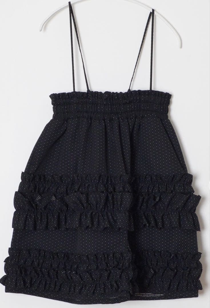 HOLIDAYラッフルストラップキュロットパンツ