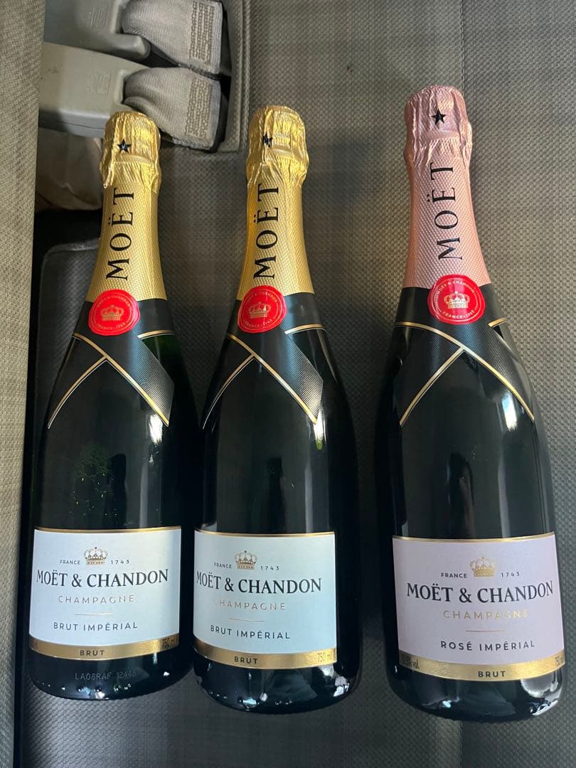 MOET & CHANDON シャンパン 3本セット