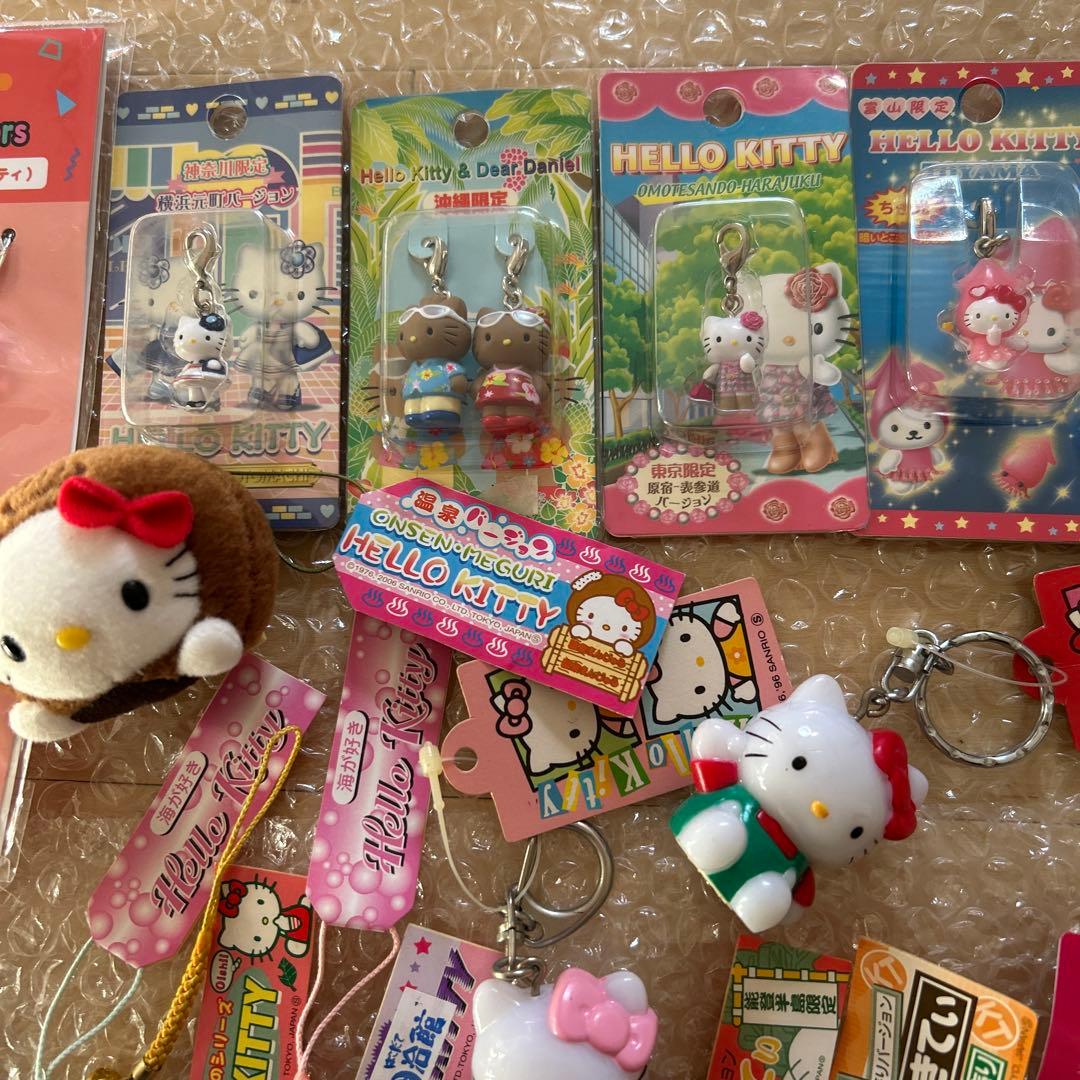 キティ　ご当地　日焼け　マスコット　キーホルダー　根付け　まとめ売り　レア