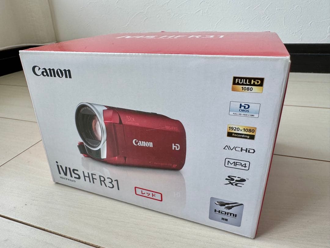 Canon iVIS HF R31 レッド　新品・未使用
