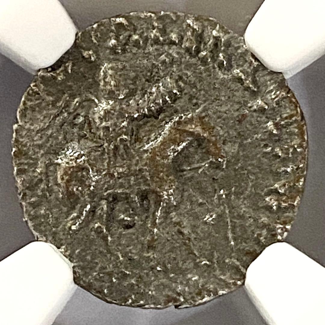 紀元前58年 インド ドラクマ 銀貨 NGC 古代 アンティーク 