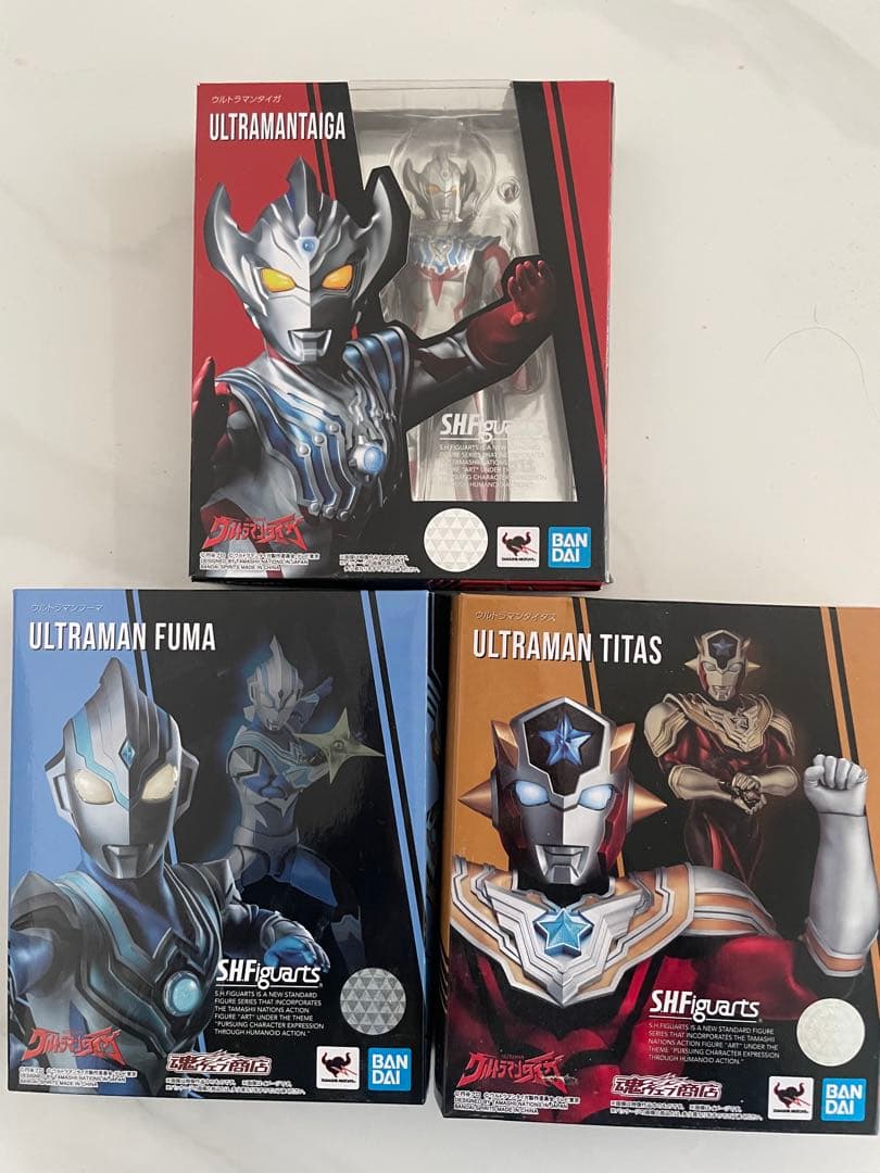 ま*ん様 SHFiguarts ウルトラマンタイガ・タイタス・フーマセット