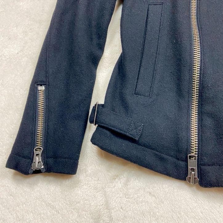 ヴィヴィアンウエストウッド　オーヴ　 メルトン　変形　ライダース　44　ウール