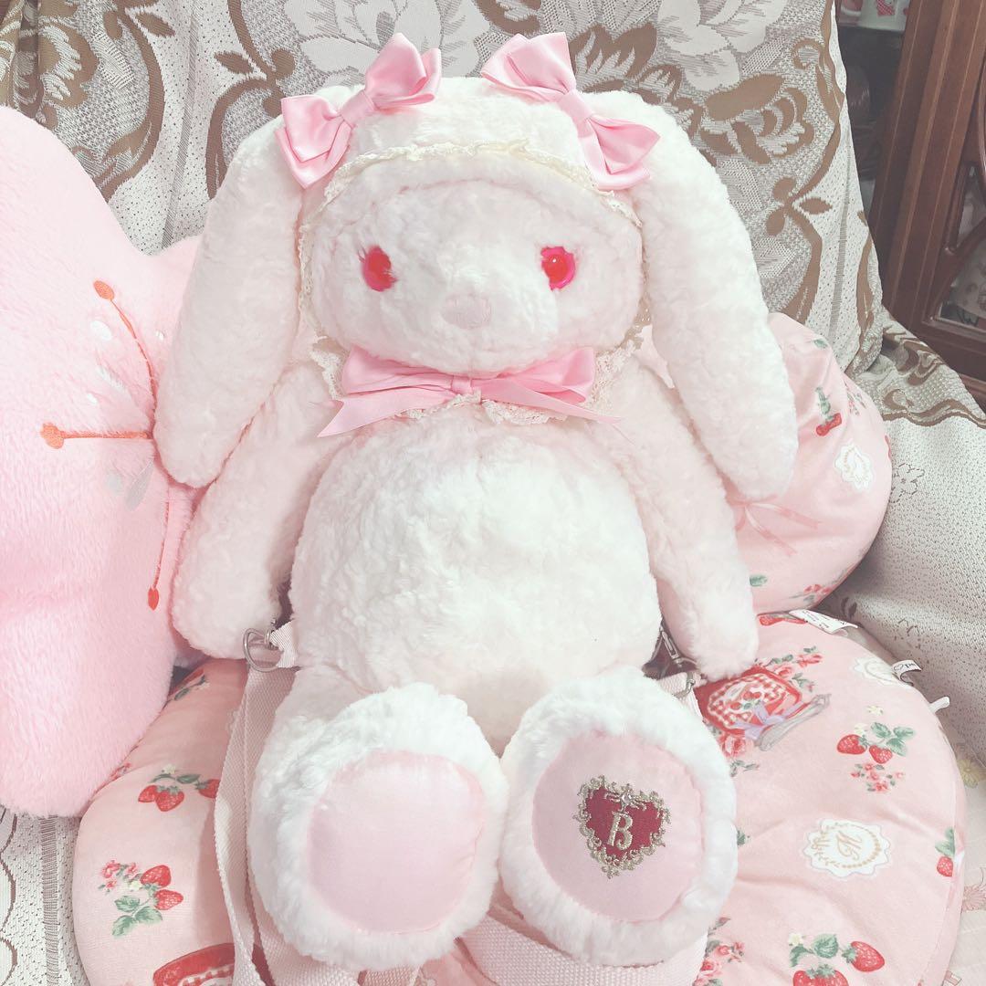 うさくみゃ リュック大 ピンク