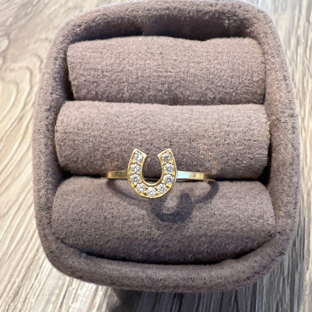 ete k18 リング　ホースシュー7号