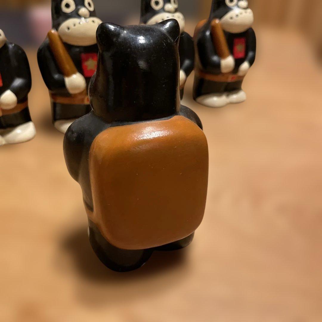 のらくろ　陶器　5体セット