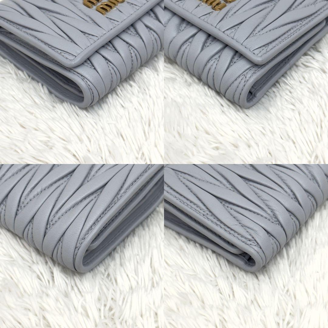 極上美品⭐️RFID内蔵 MIUMIU ミュウミュウ マテラッセ 財布 現行