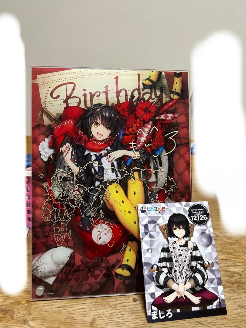 ましろ 誕生日グッズ アクリルパネル ましろポストカード
