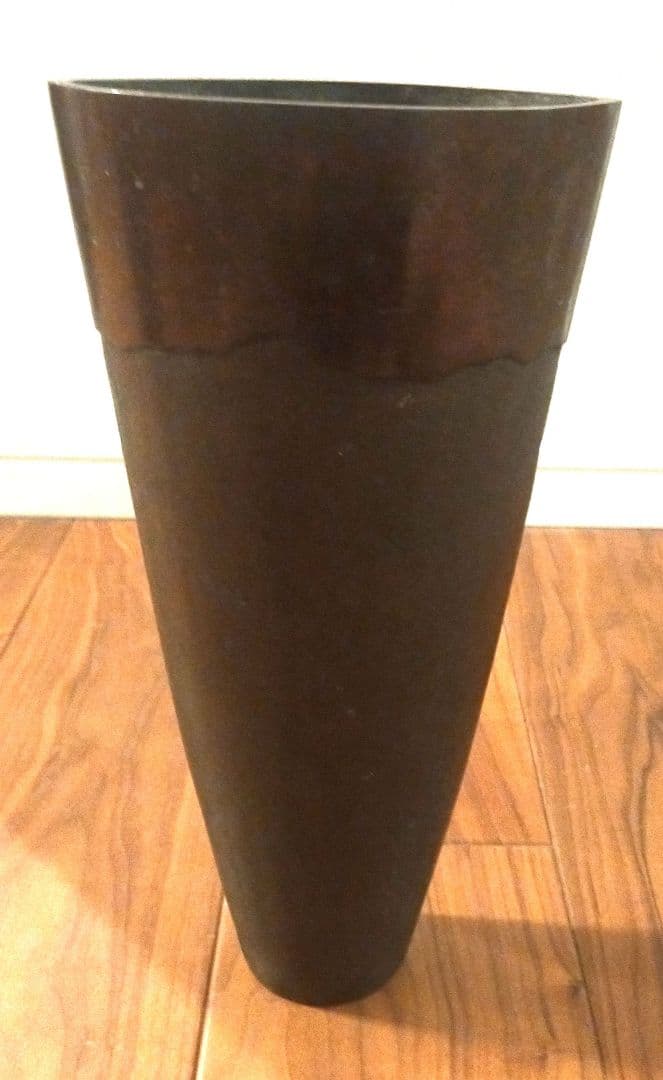 池坊 花器 唐金 花入 銅製 生花 金属工芸 華道具 いけばな フラワースタンド