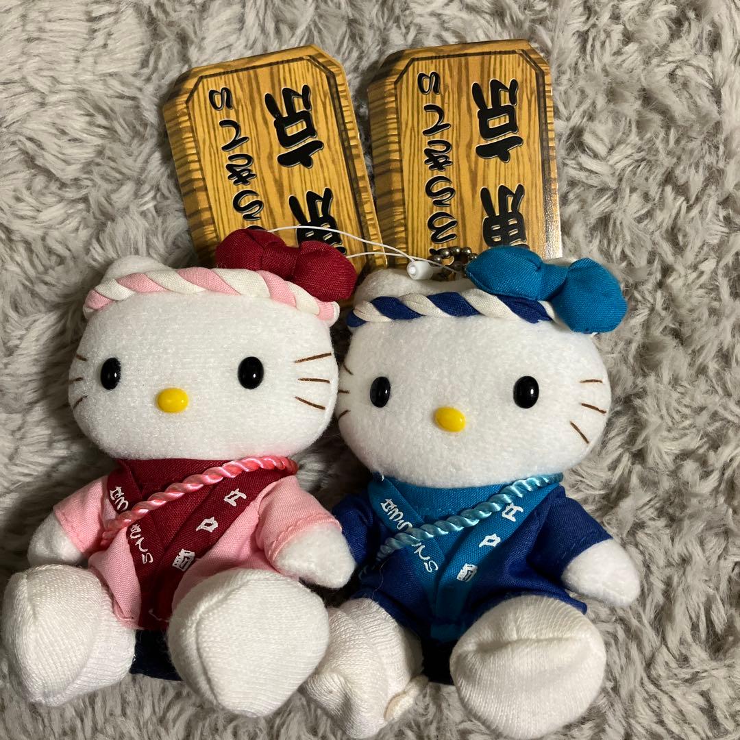 ご当地キティ　ぬいぐるみキーホルダー