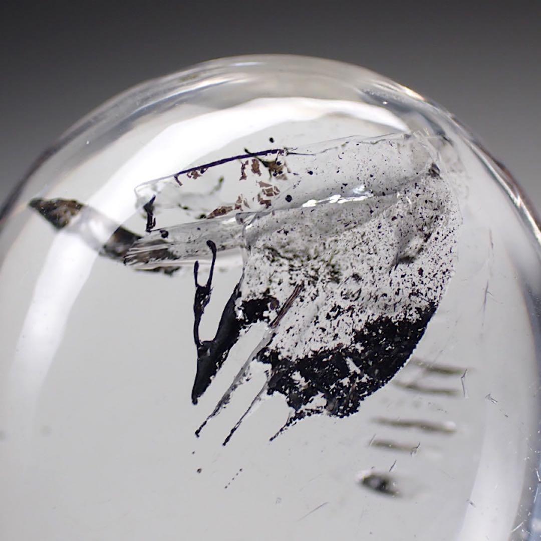 【ブラジル産】カーボンインクォーツ(ウォーターインクォーツ)