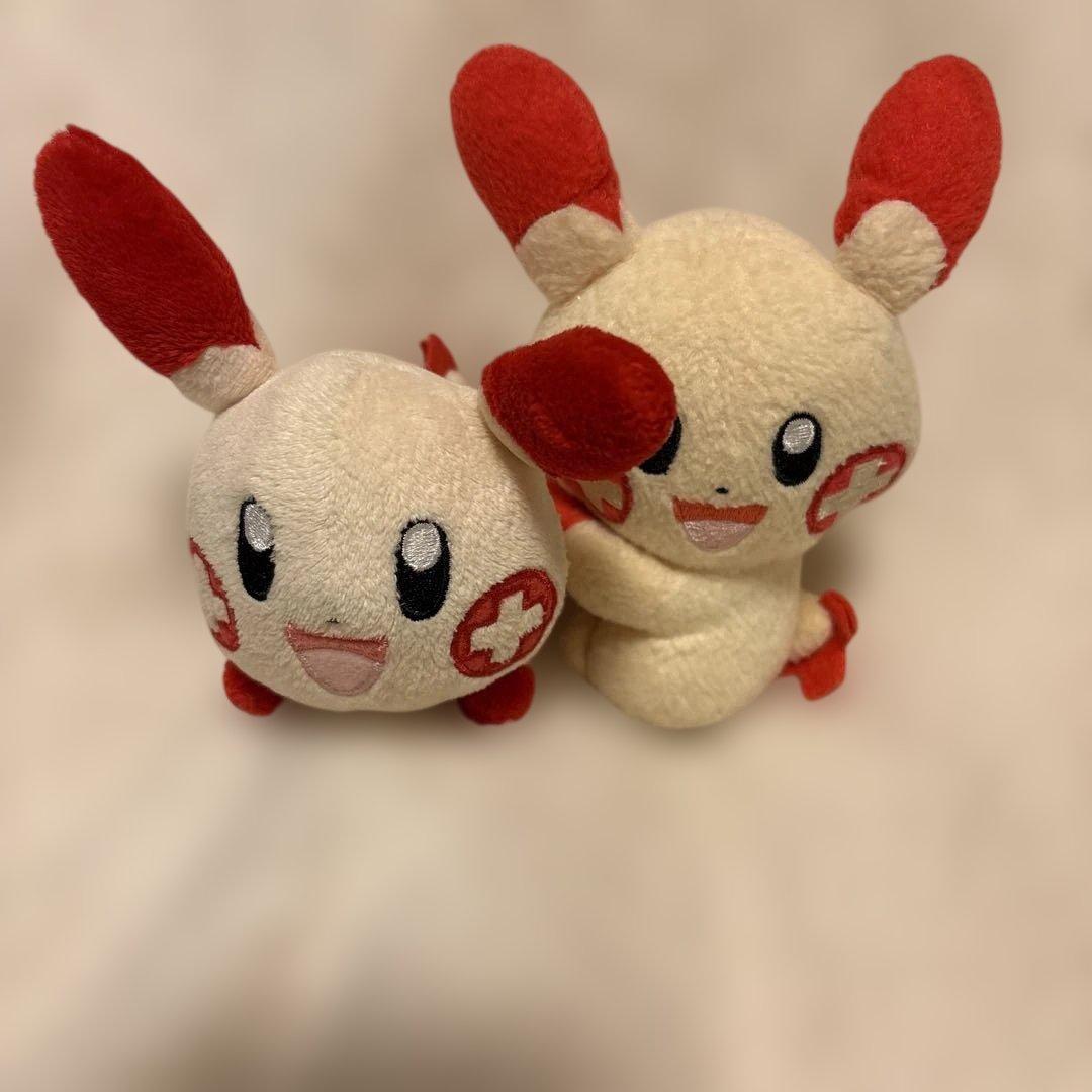 ポケモン　マスコット　ぬいぐるみ　プラスル　紙タグなし