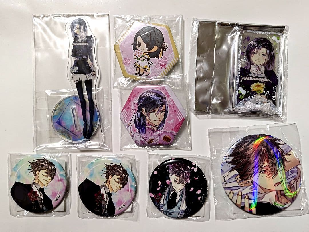 華アワセ 唐紅 みこと 缶バッジ アクリルスタンド