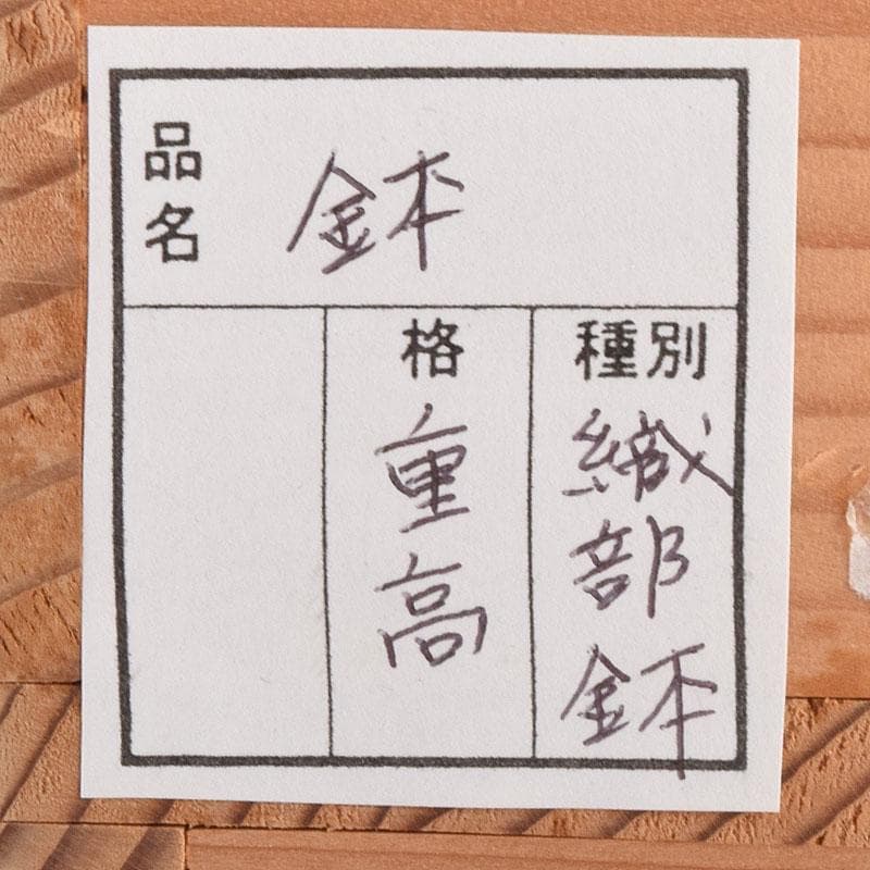 織部焼　加藤重高作　たたき出し　鉢　仕覆付　共布共箱　C　7000