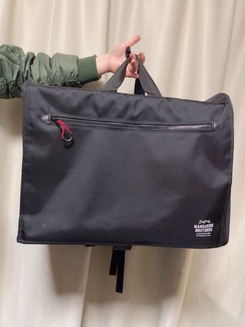 ニ*ン様 MandarineBrothers ブラックキャリーバッグ Lサイズ