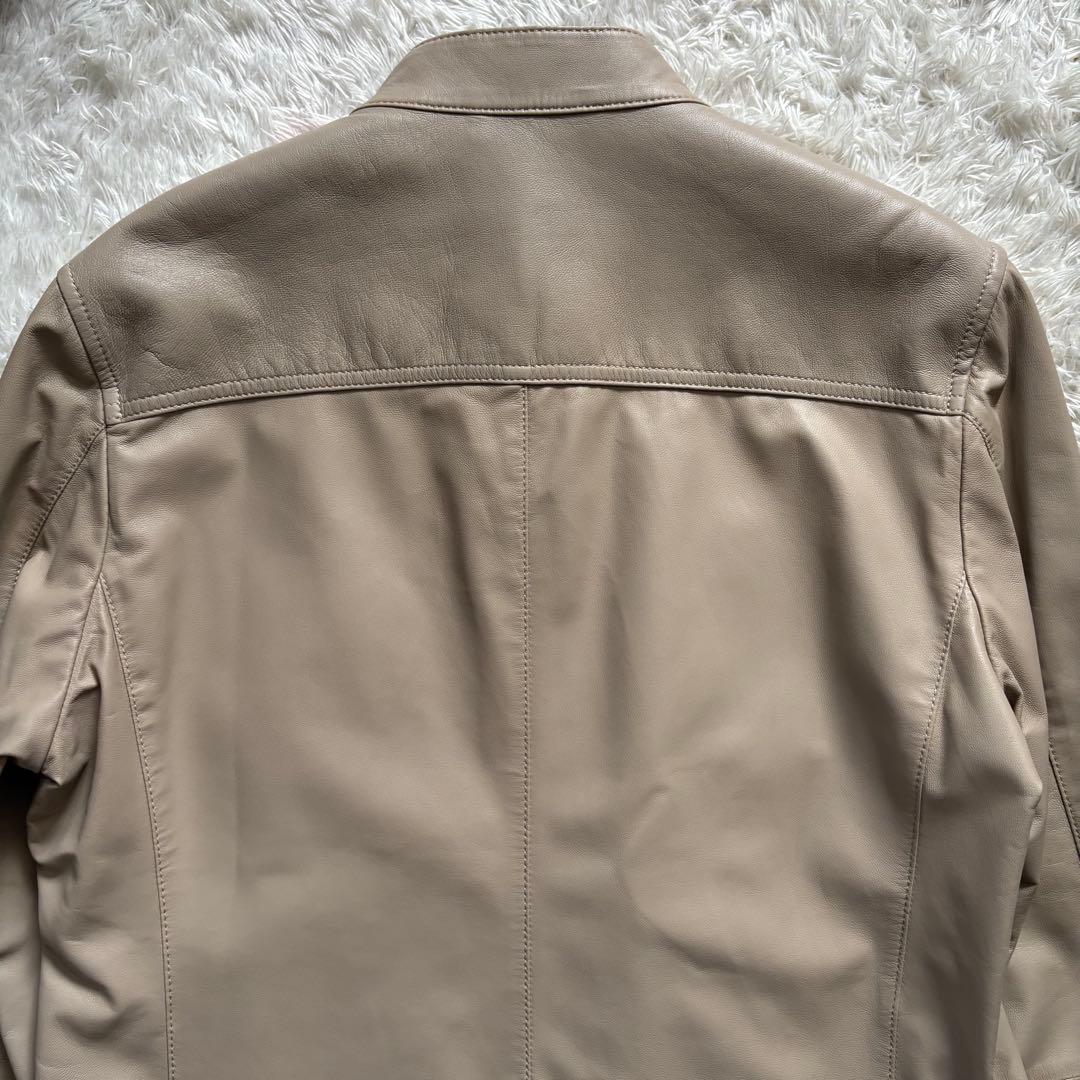 新品　ジョゼフオム　2025年モデル　レザージャケット　ライダースジャケット　M