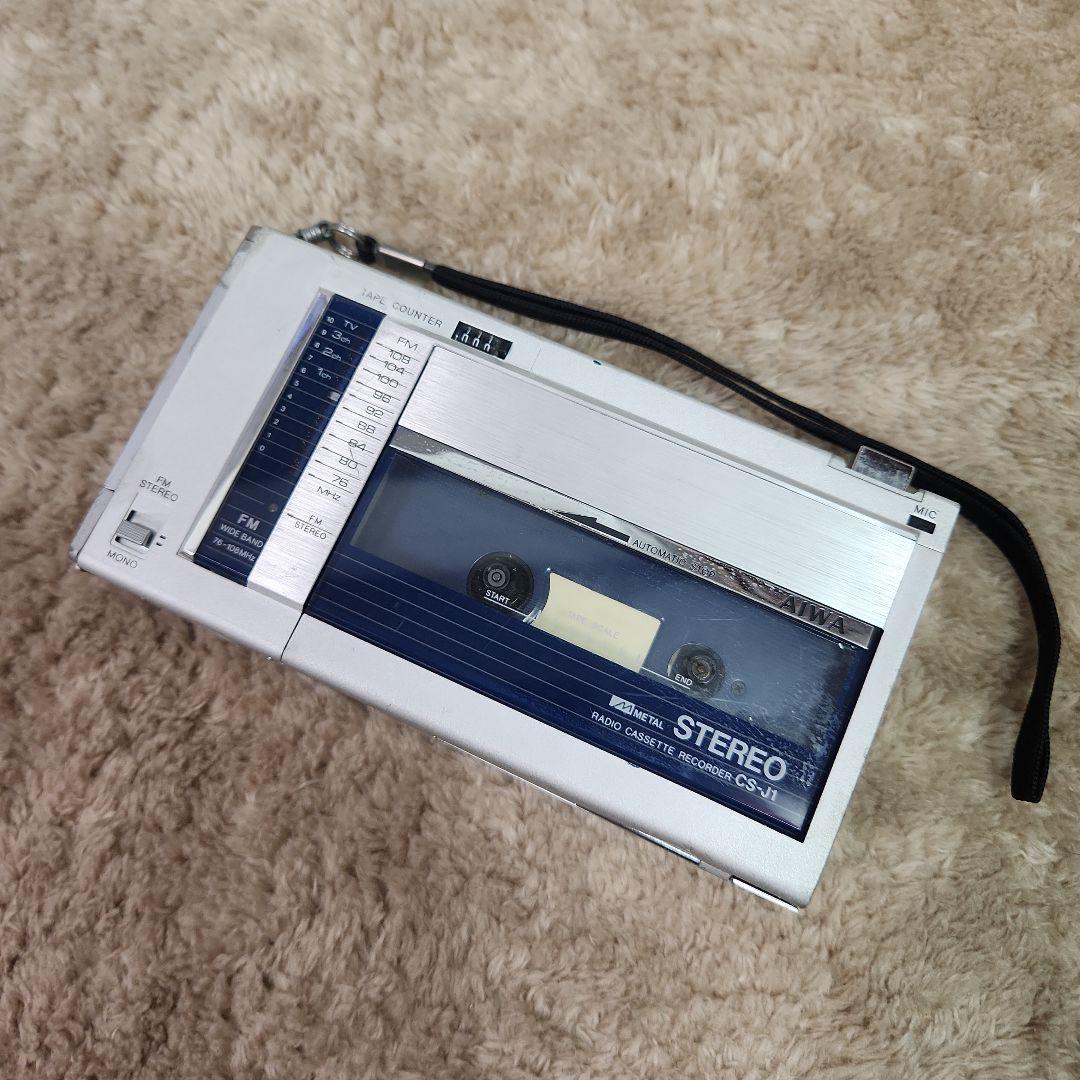 AIWA CS-J1 ポータブルカセットプレーヤー