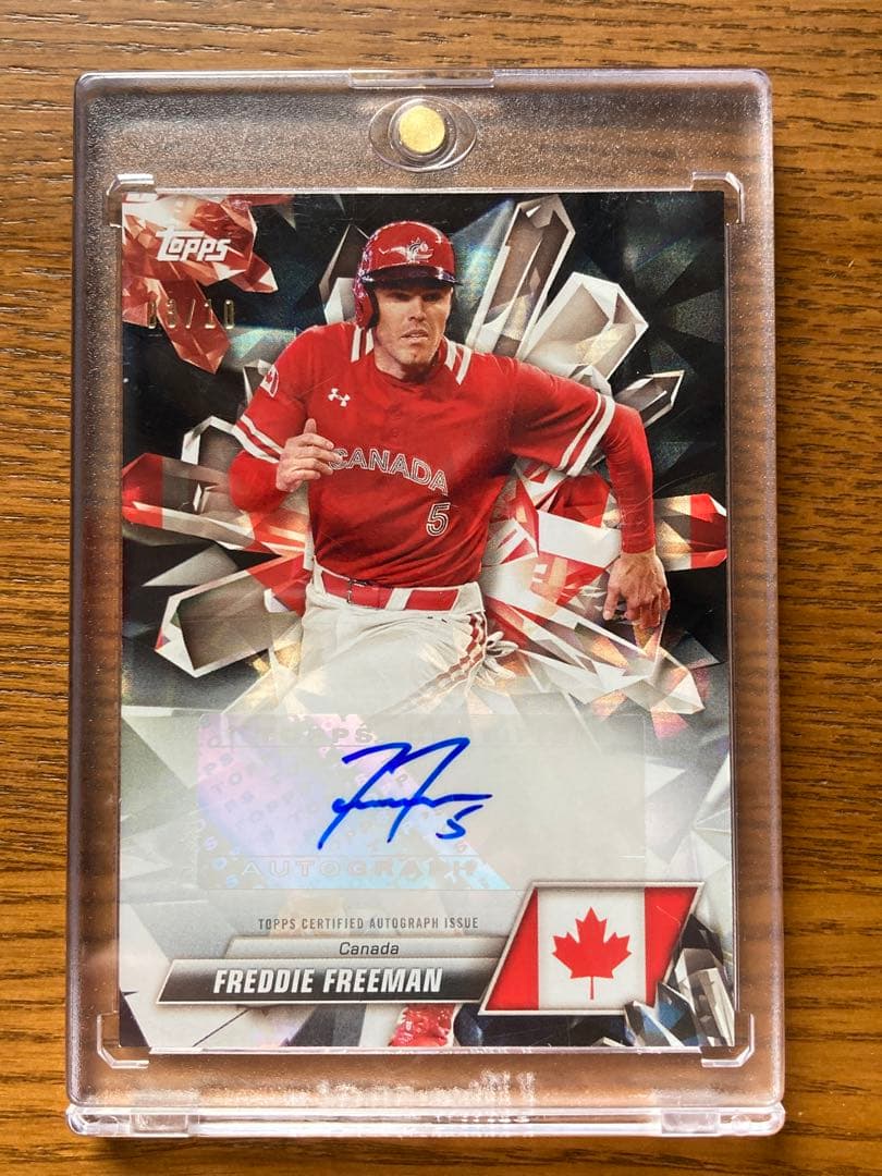 世界10枚限定　Freddie Freeman wbc サインカード