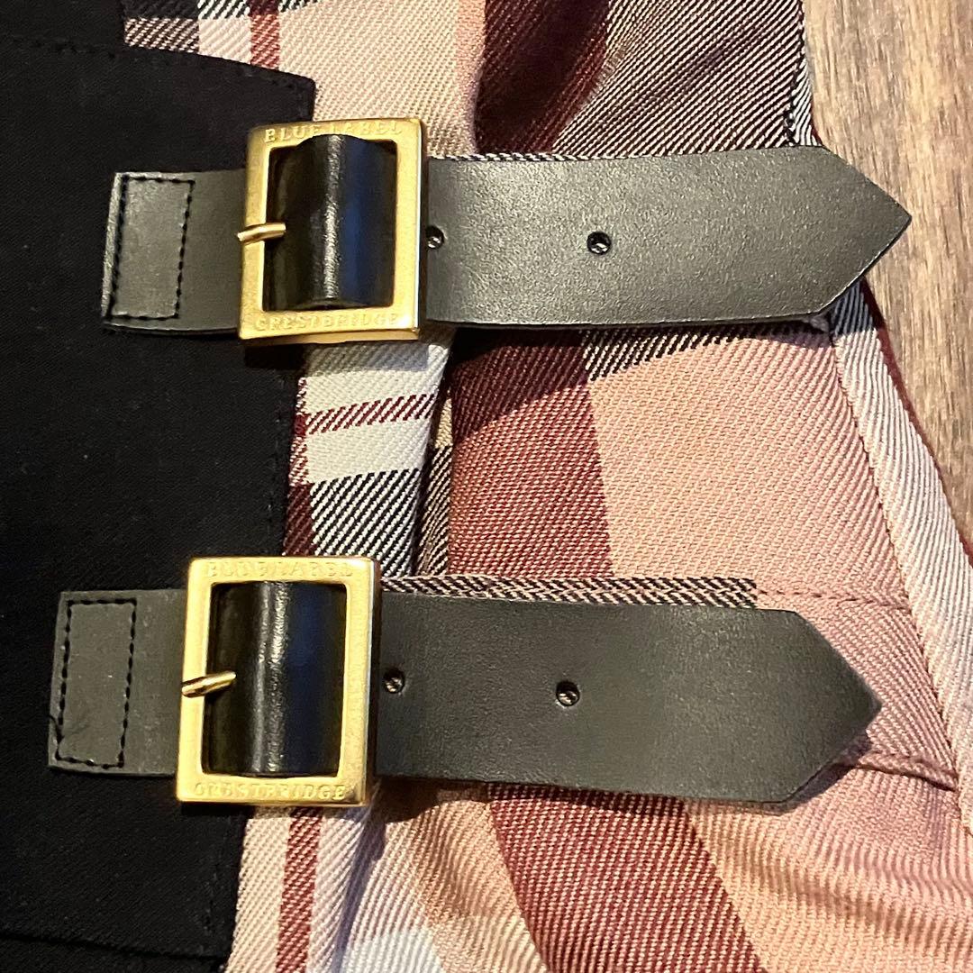 【美品】ブルーレーベルクレストブリッジ エアリーツイルスカート