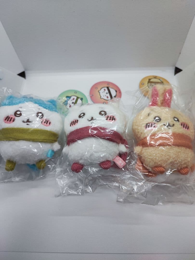 ちいかわ ぬくぬくの装い マスコット うさぎ ハチワレ 3点セット