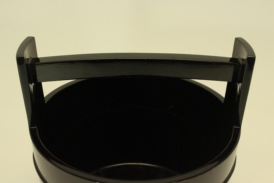 茶道具 真塗 手桶 水指(A801)