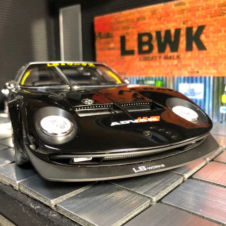 GT SPIRIT 1/18 ミウラLB Works ADVAN ①