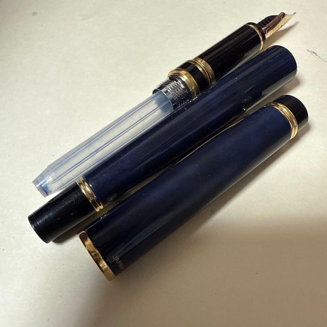 Pilot 万年筆 GRANCE ブルーマーブル 14K