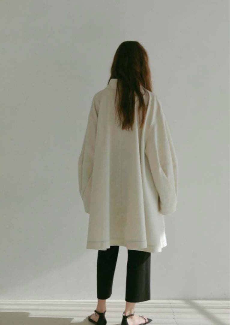 タグ付き未使用　etre tokyo ボリュームスリーブオックスショートコート