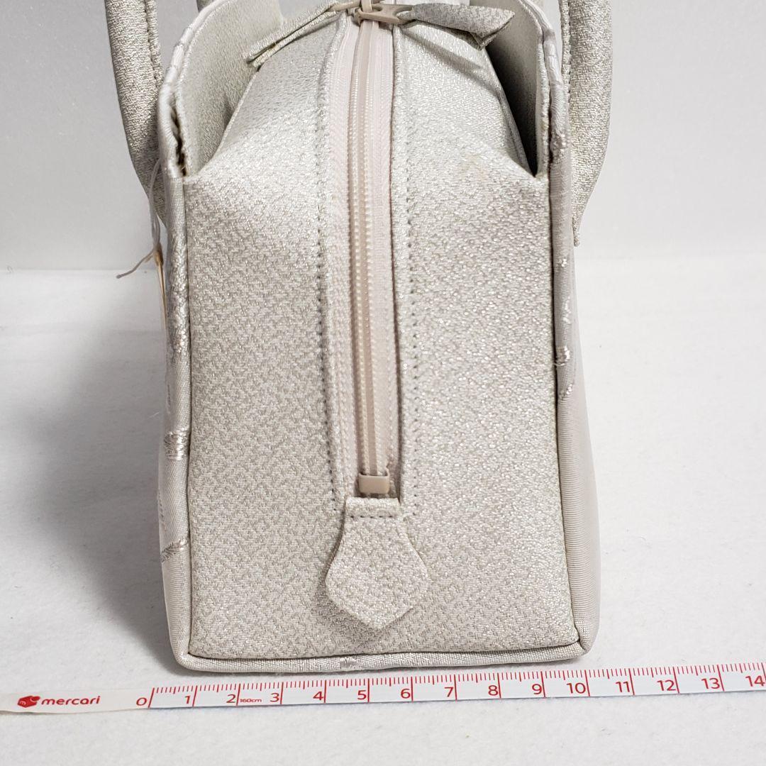 (9211)新品 利休バッグ 日本製 西陣織 帯地 和装用 あおりバッグ