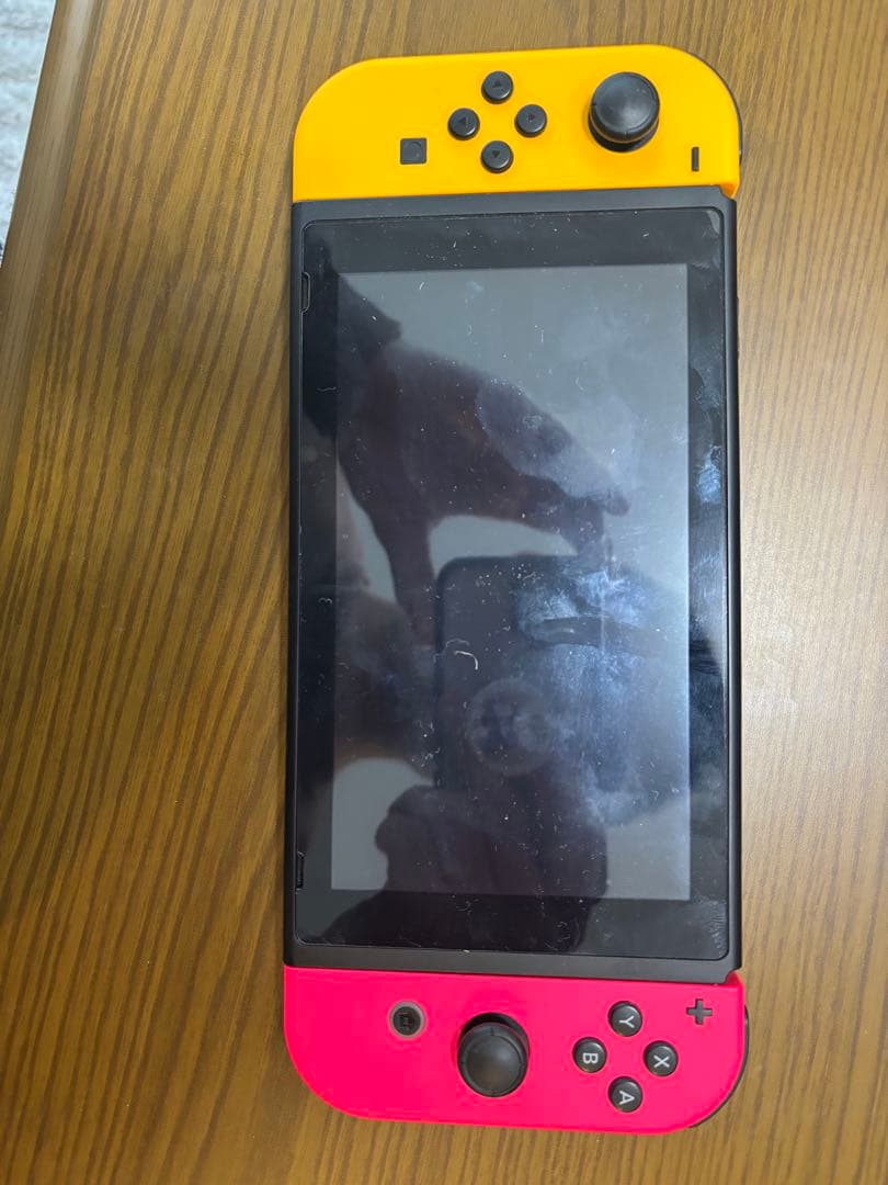 Nintendo Switch オレンジ/ピンク 本体とケース